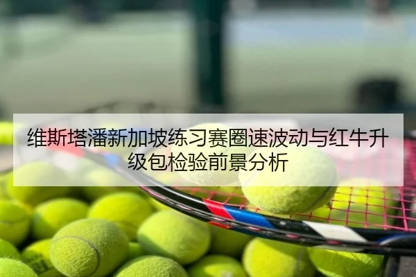 维斯塔潘新加坡练习赛圈速波动与红牛升级包检验前景分析